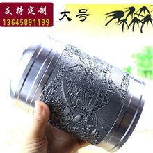 锡制大号茶叶罐 锡罐 锡壶茶具 马来西亚礼品罐 刻字罐 超大号罐
