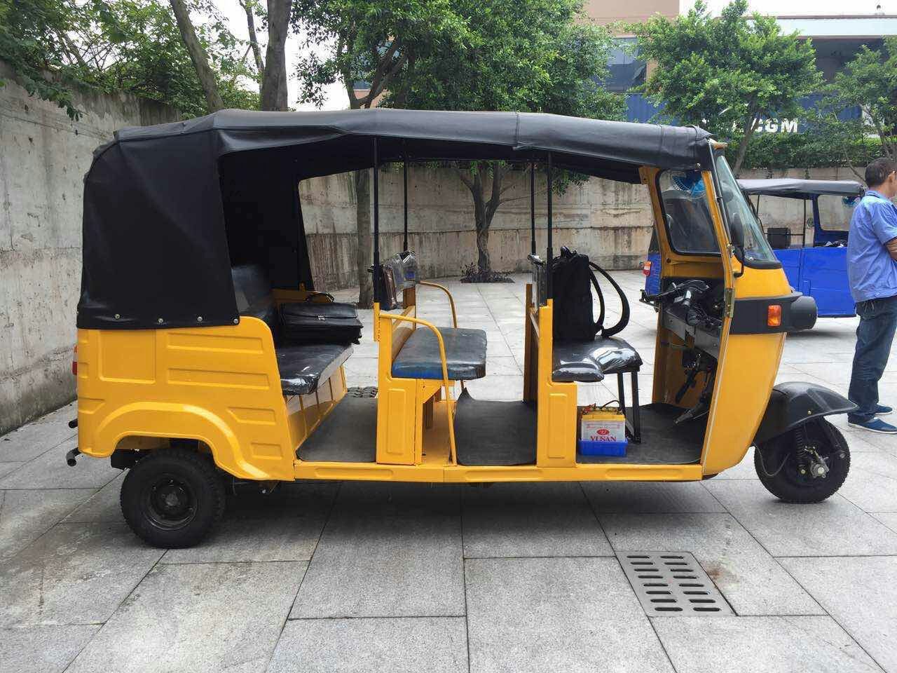 厂家直三排座汽油三轮车