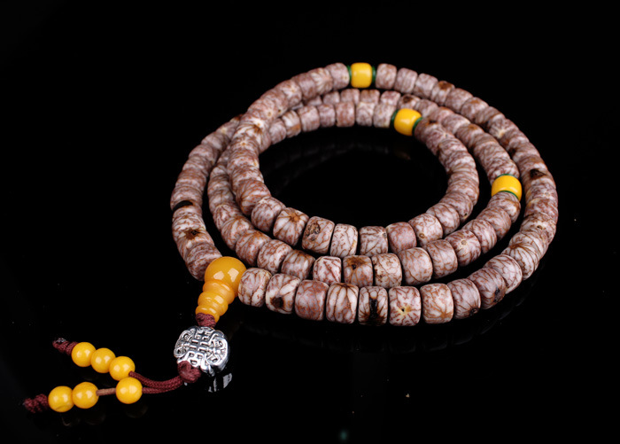 精品血丝金线菩提108颗桶珠 玉米金线菩提子念珠厂家直销手串批发