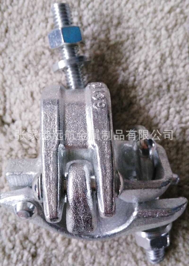 碗扣式建筑脚手架建筑工地扣件 锻造建筑钢管旋转十字扣件