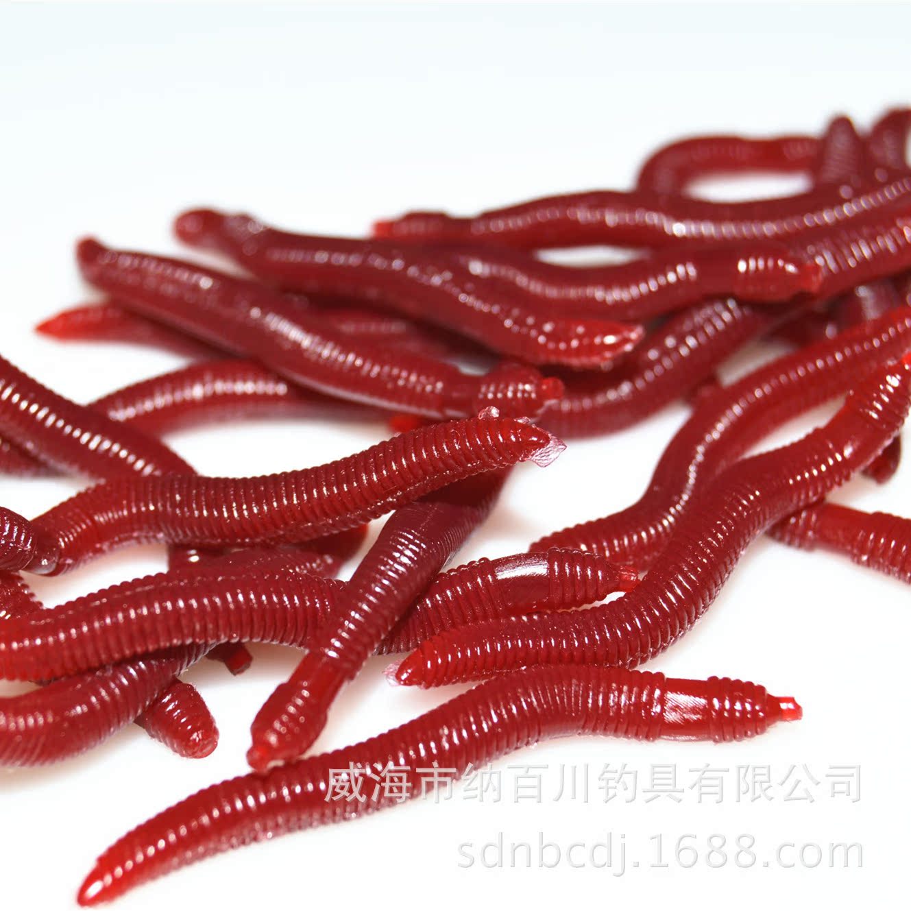 软虫假蚯蚓海鱼饵路亚饵红虫价格路亚饵50个包20克