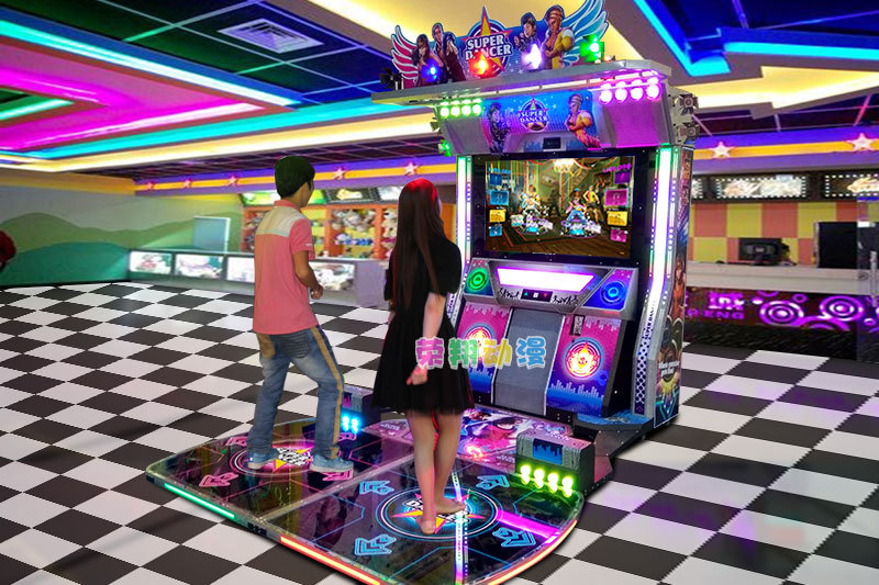 【舞法舞天大型高人气游戏机 电玩城跳舞娱乐设备 双人】价格_厂家