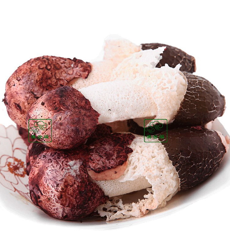 【云南特产野生菌竹笙竹参红托竹荪干货煲汤食用菌蘑菇餐厅食材批发】