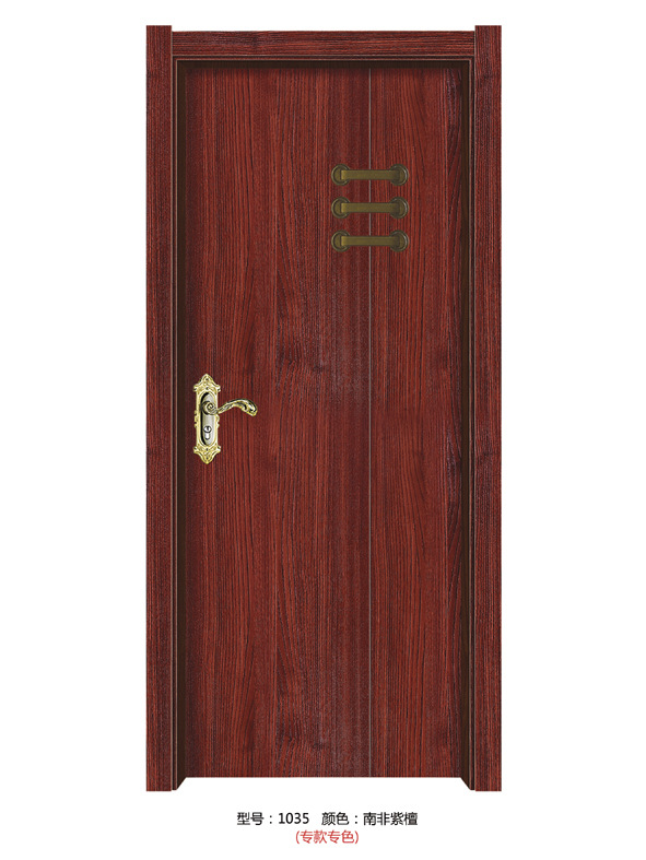 长期批发 1035南非紫檀加工实木门