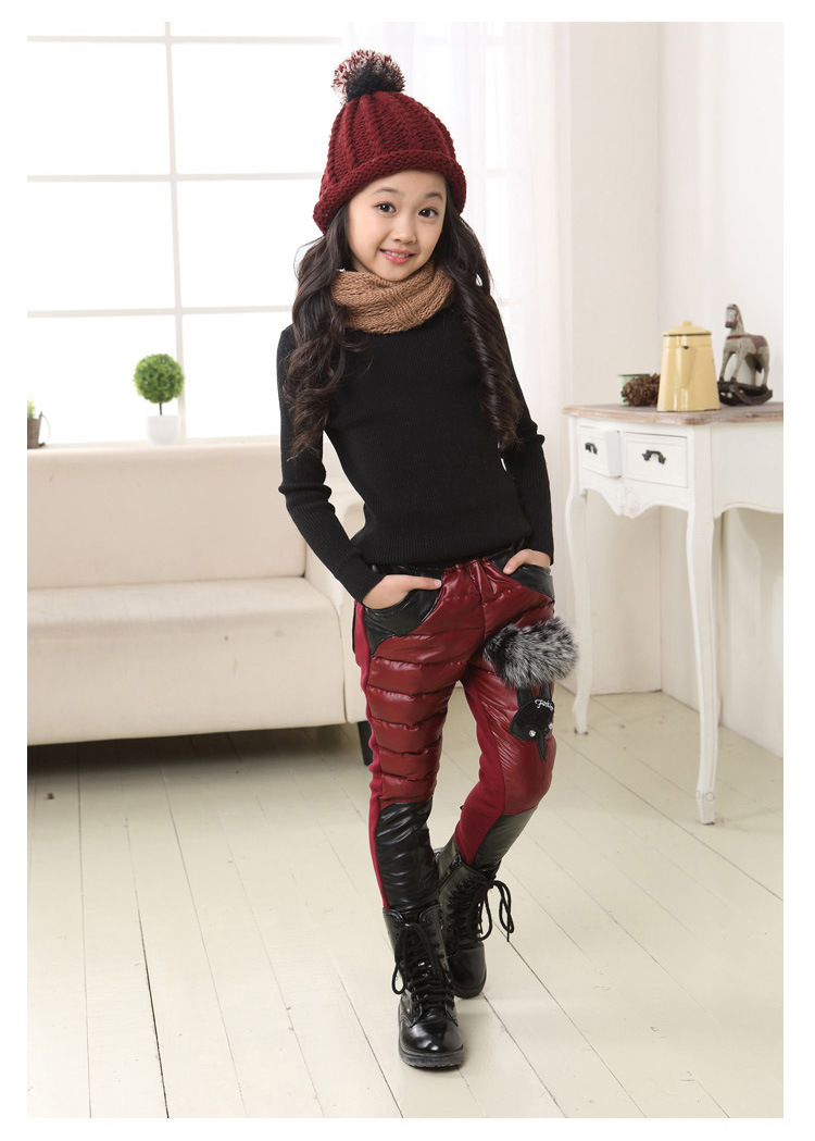 女童棉裤加绒加厚外穿女宝宝保暖小童秋冬装儿童冬季长裤子