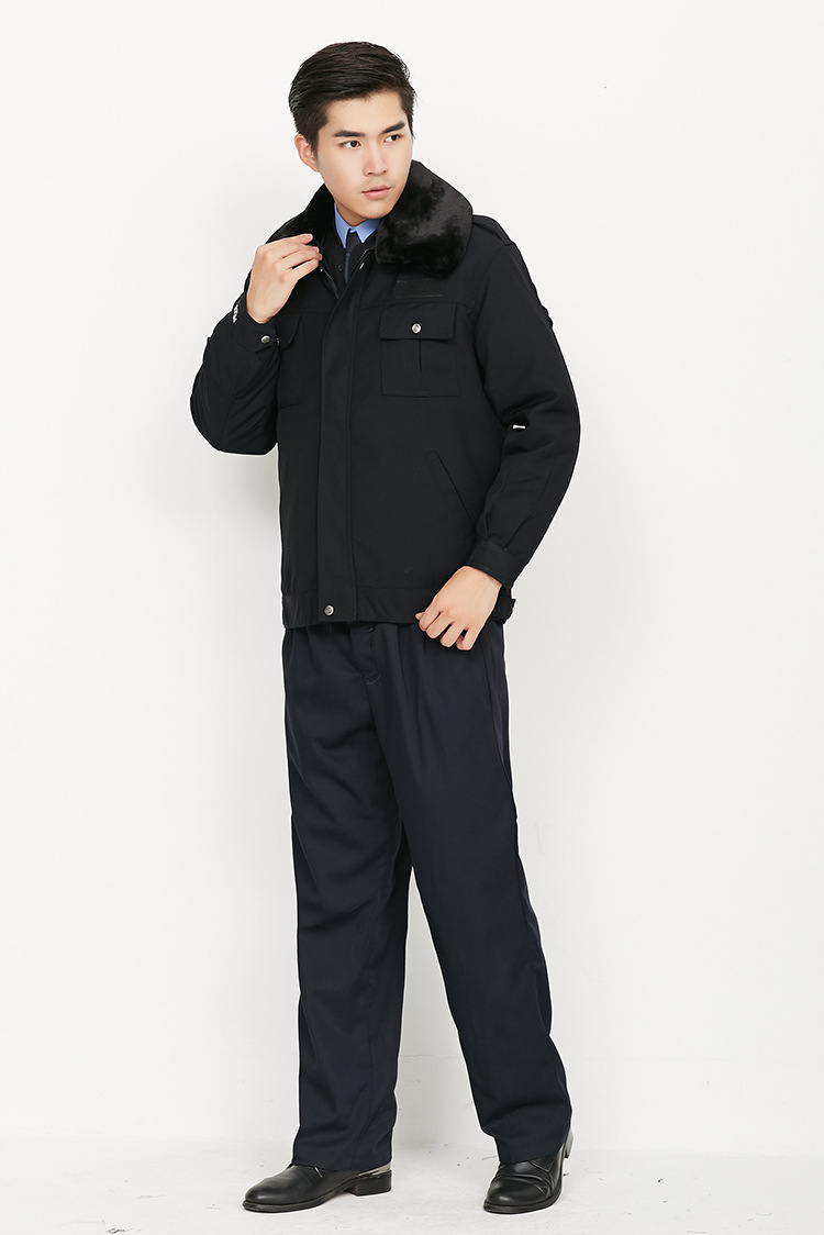 新式黑色工作服/99保安服/冬执勤/冬季物业保安长袖保安服