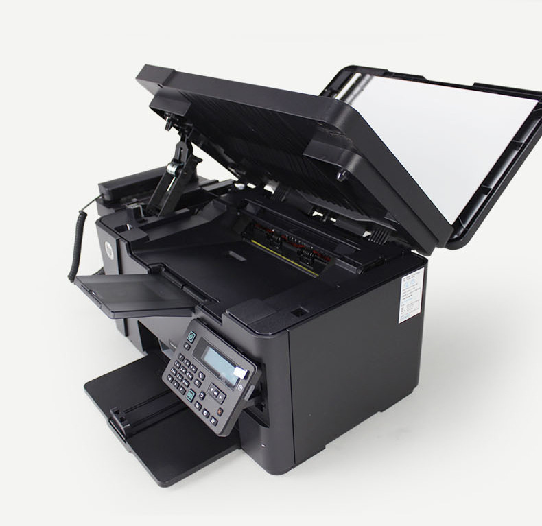 惠普m128fp黑白激光打印传真机一体机复印扫描电话网络办公优1216