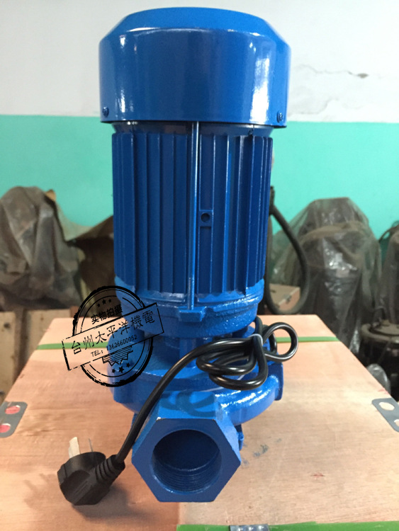 750w小型管道水泵 增压管道泵热水型管道泵 家用自来水增压管道泵