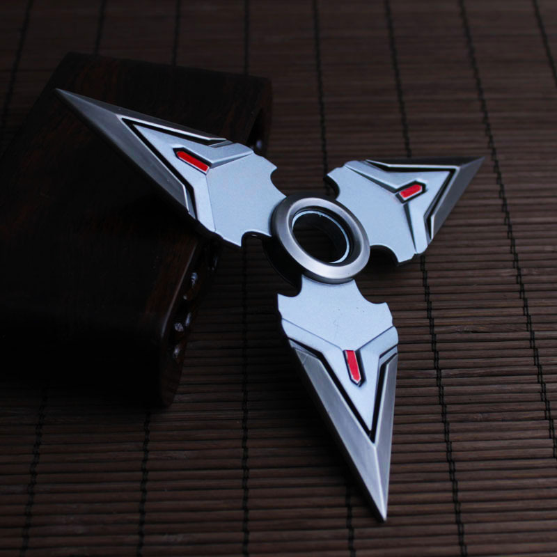 特价促销守望先锋源氏飞镖邪鬼李元芳雪花可旋转可转合金武器模型