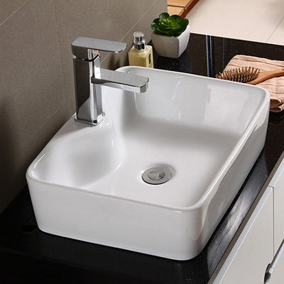 洗脸台盆面盆浴室洗手盆台上盆 方形卫生间艺术陶瓷盆