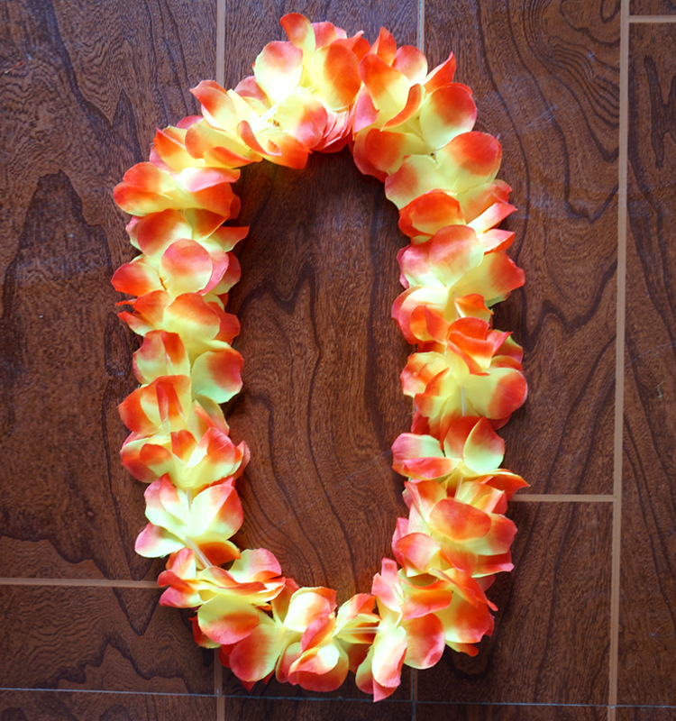 夏威夷沙滩服花环胸环颈环运动会花环颁奖花环批发运动会花环酒吧