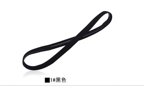 European and American Popular Tighten Rope Candy Color Running Headband Football Non-Slip Hair Accessories Sports Yoga Hair Band Headband