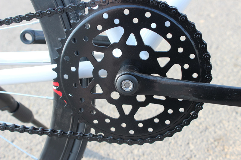 新死飞自行车26寸40刀圈倒刹倒骑活飞单