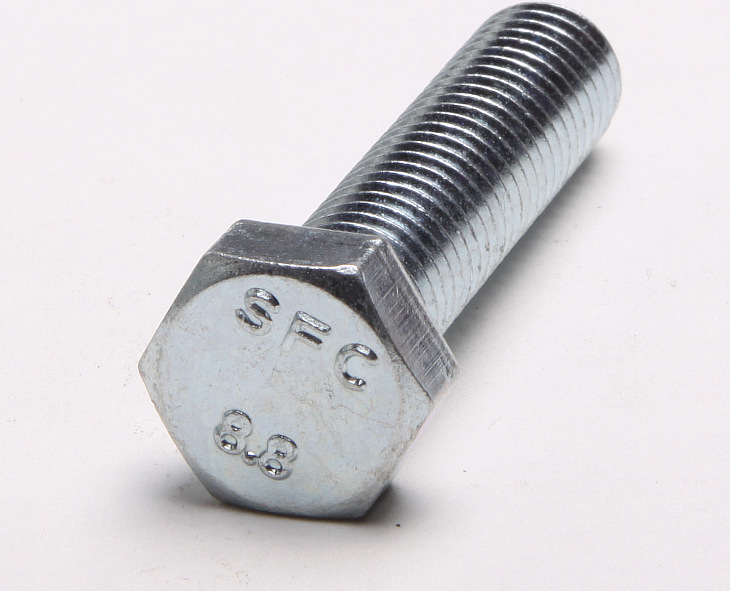 镀锌外六角螺丝 高强度螺钉 8.8级镀锌外六角螺栓m12x.