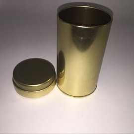 金俊眉茶铁罐装食品圆形茶叶罐 定制坚果无花果铁罐