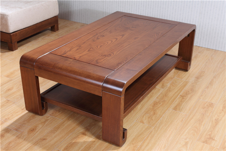 厂家批发 美国红橡木茶几 客厅家具