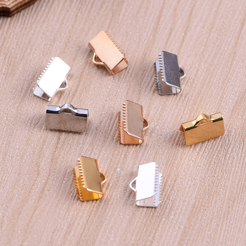 爆品10mm马仔扣马口夹项链手链服装配件手工材料diy饰品挂件配件