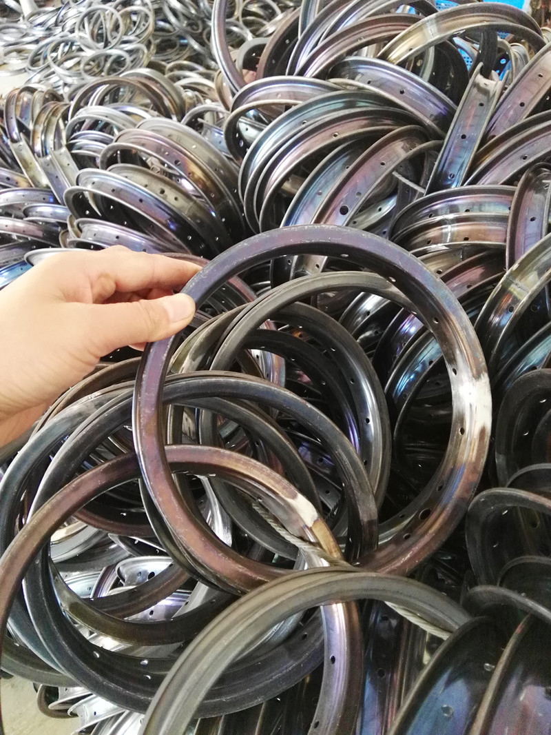 童车配件儿童自行车车圈铝圈钢圈12/14/16/18寸前轮后轮车轮加工