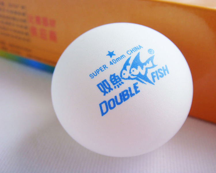 双鱼 乒乓球 正品 批发 训练比赛兵乓球 一星乒乓球 100个装