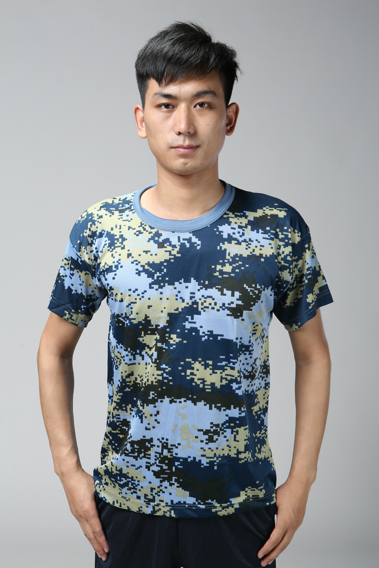 迷彩工作服_学生军训服迷彩短袖速干衣迷彩服短袖迷彩军迷迷彩 - 阿里