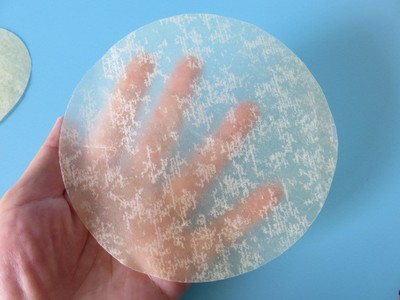 15*15cm敷膏药中药无粘贴纸 预切圆桐油纸方牛皮油纸无粘皮肤油纸