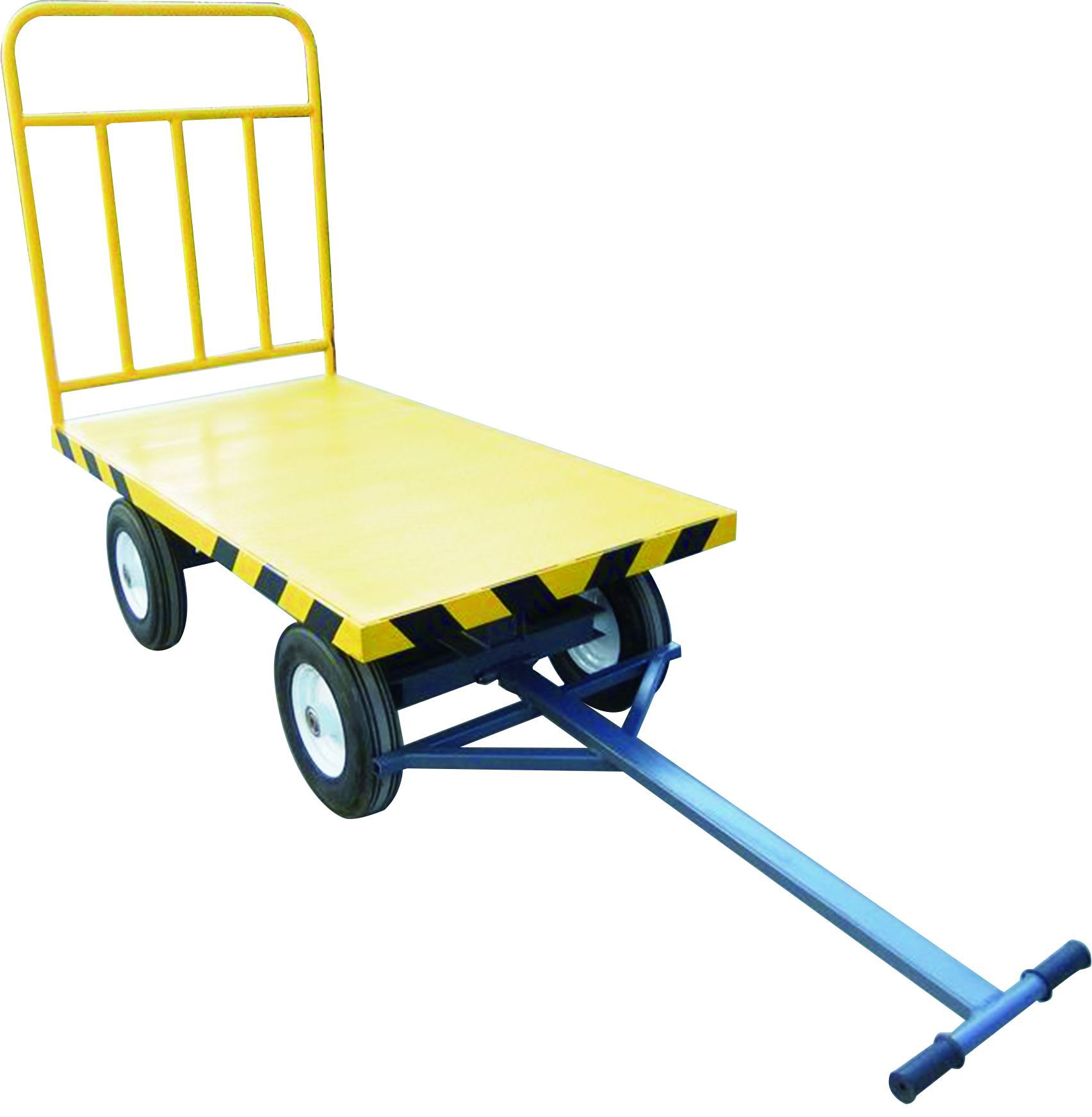 【苏州金鄂】手拉小型平板拖车 手推小拖车 无轨胶轮平板牵引拖车