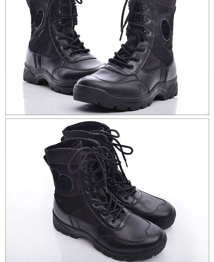 直销正品批发真皮正品配发军靴15新式阅兵靴07作战靴男执勤野外鞋