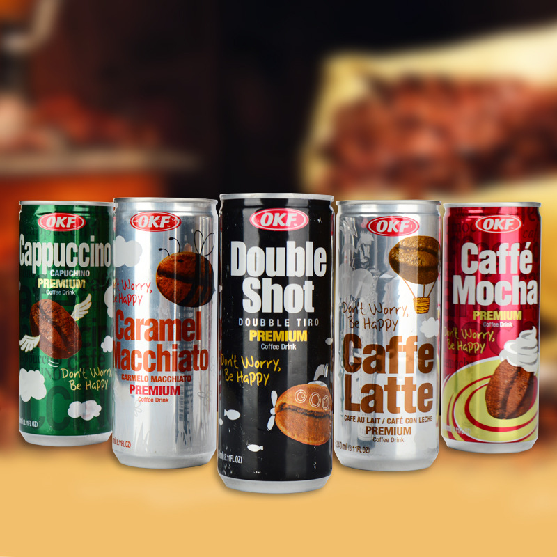 进口零食饮品okf咖啡饮料240ml韩国休闲食品夏季热销必备低价