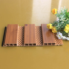 厂家心印木塑生态木195大长城吸音板 新型材料墙面装修装饰板