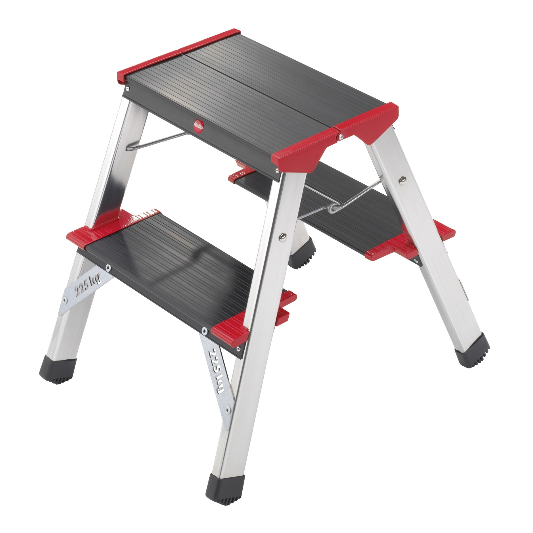 德国进口hailo铝制超轻可折叠家用梯两用梯凳防滑适合中老年