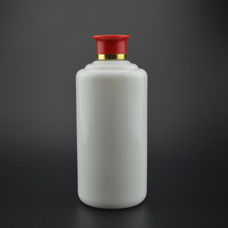 批发优质一斤装茅台酒瓶 白酒空瓶 白色玻璃酒瓶可定制各种规格