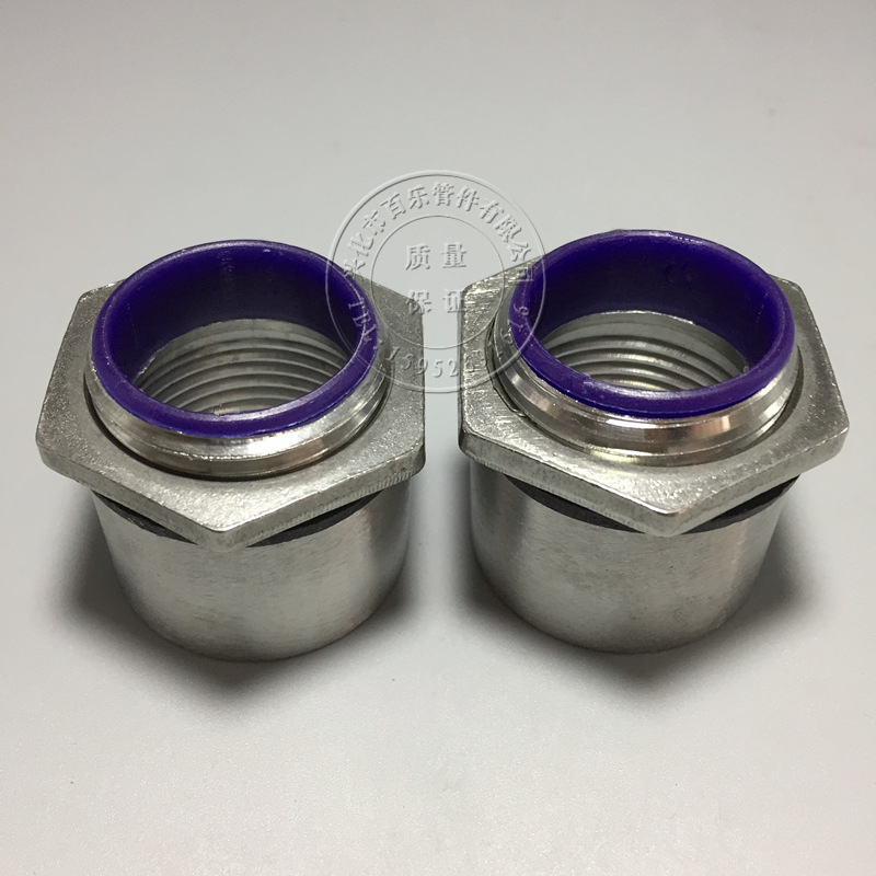 不锈钢304桥架穿板接头 电缆穿板接头 外牙内丝桥架管接头tcp13