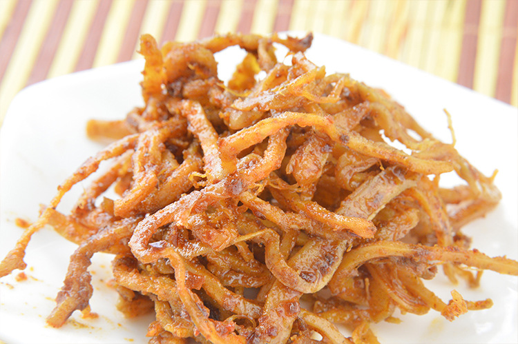 舟山海鲜特产 正龙香辣鱿鱼丝 海味零食 休闲小吃 5kg