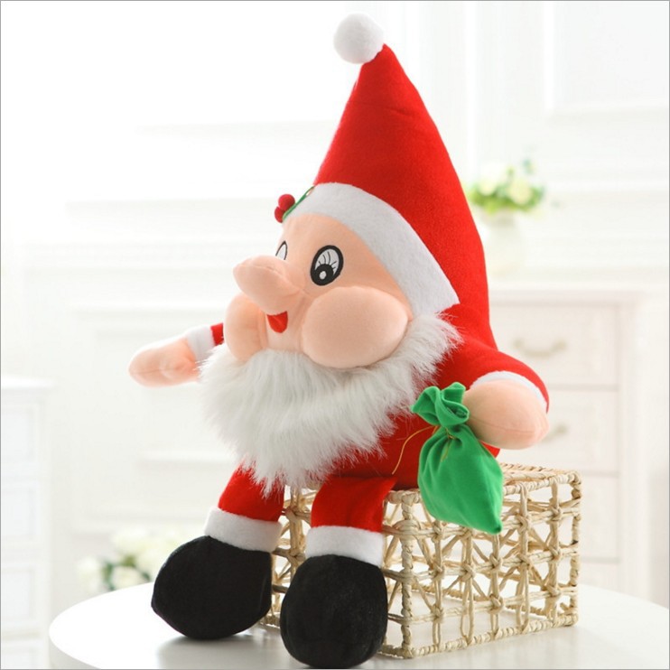 圣诞老人公仔创意儿童毛绒玩具布娃娃玩偶圣诞节礼品活动礼物奖品