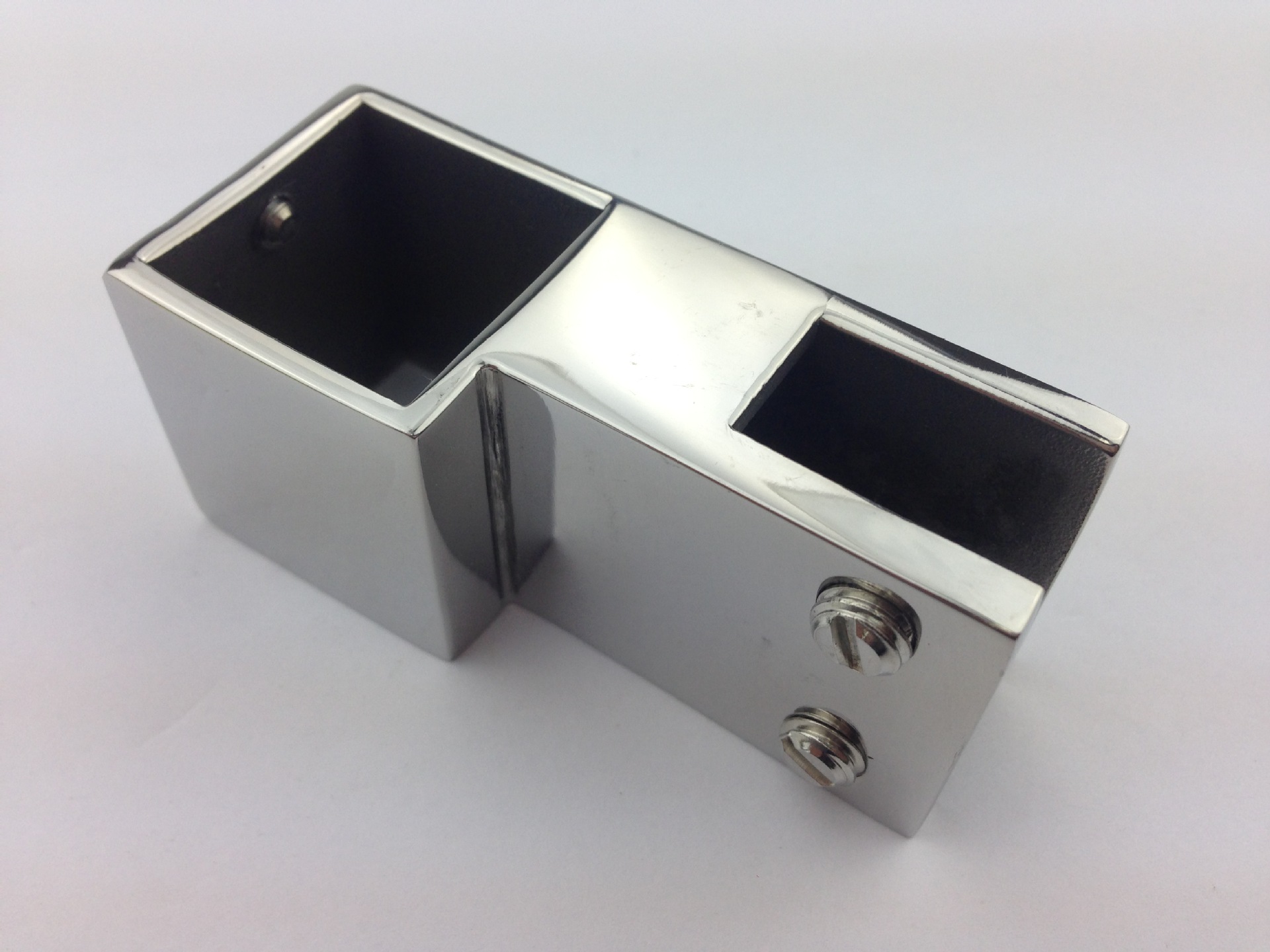 玻璃吊夹 精铸不锈钢 方管吊夹 浴室连接件 淋浴房拉杆配件