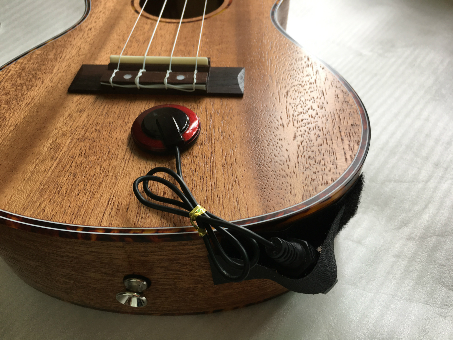 多功能尤克里里木吉他拾音器二胡古筝拾音器民谣吉他配件拾音器