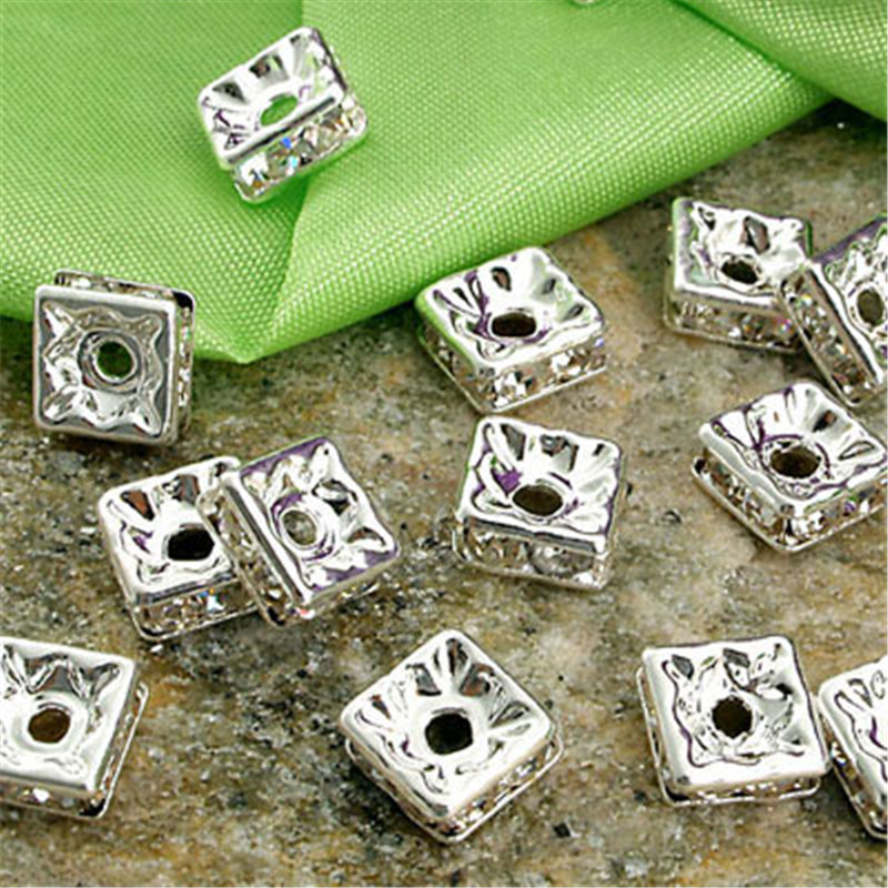 新款金属合金手链项链饰品隔珠diy配件金