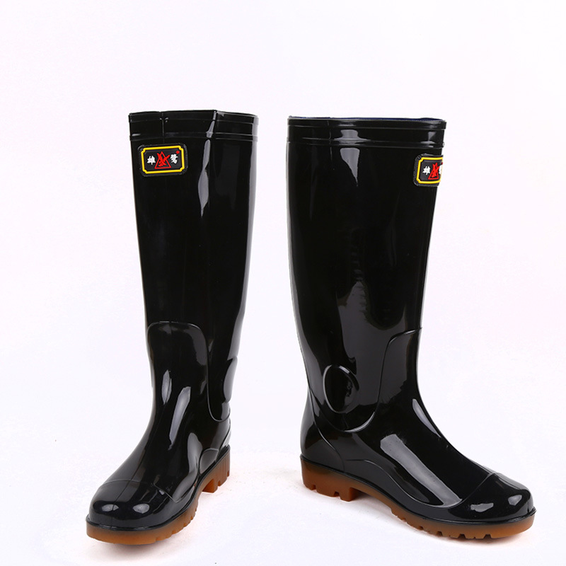 厂价直销工矿防滑雨鞋防酸碱耐磨靴子工地专用水鞋高筒橡塑劳保鞋