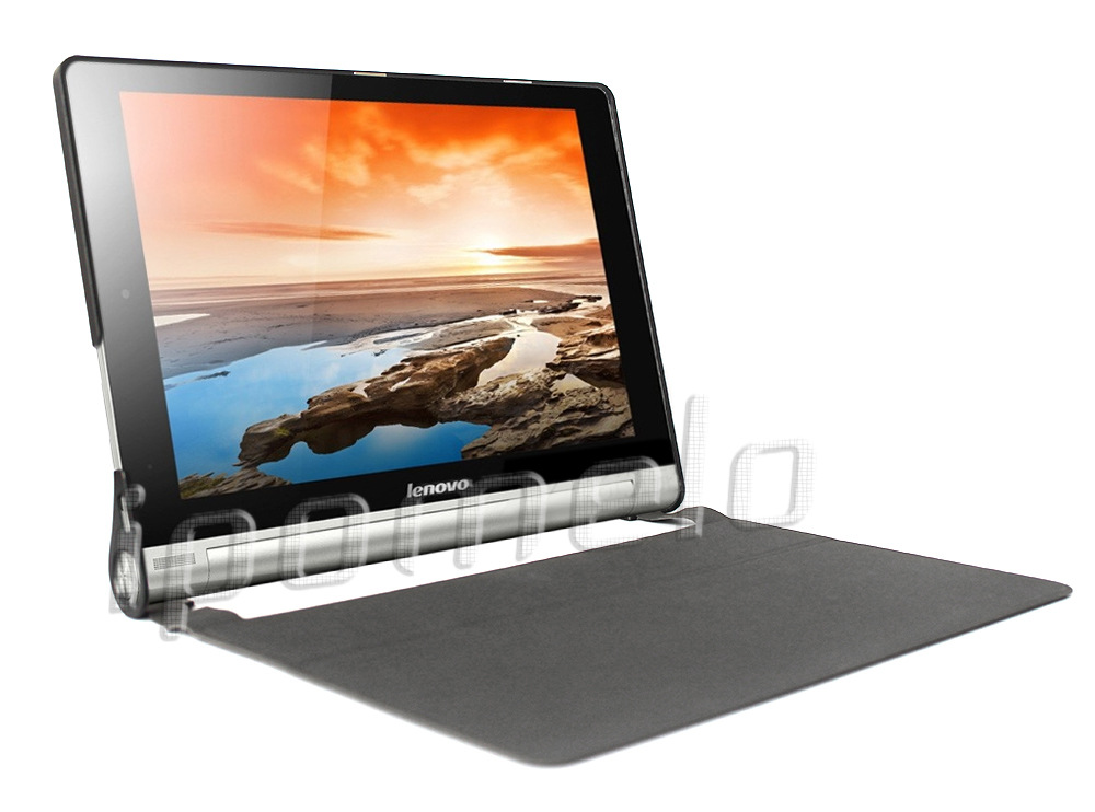 联想yoga tablet3 pro x90l/f 平板皮套 10.1寸 贴皮三折保护皮套