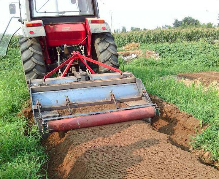 110 型旋耕起垄机一体机 苗床机 筑梗机 起垄机 rotary tiller
