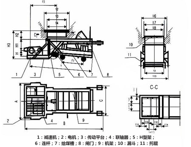 厂家供应给煤机 k1型往复式给料机,选煤厂输煤车间专用给煤机厂家
