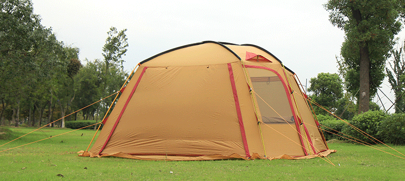 供应超大户外帐篷 公园营地野营露营多人家庭自驾游旅游10人帐篷