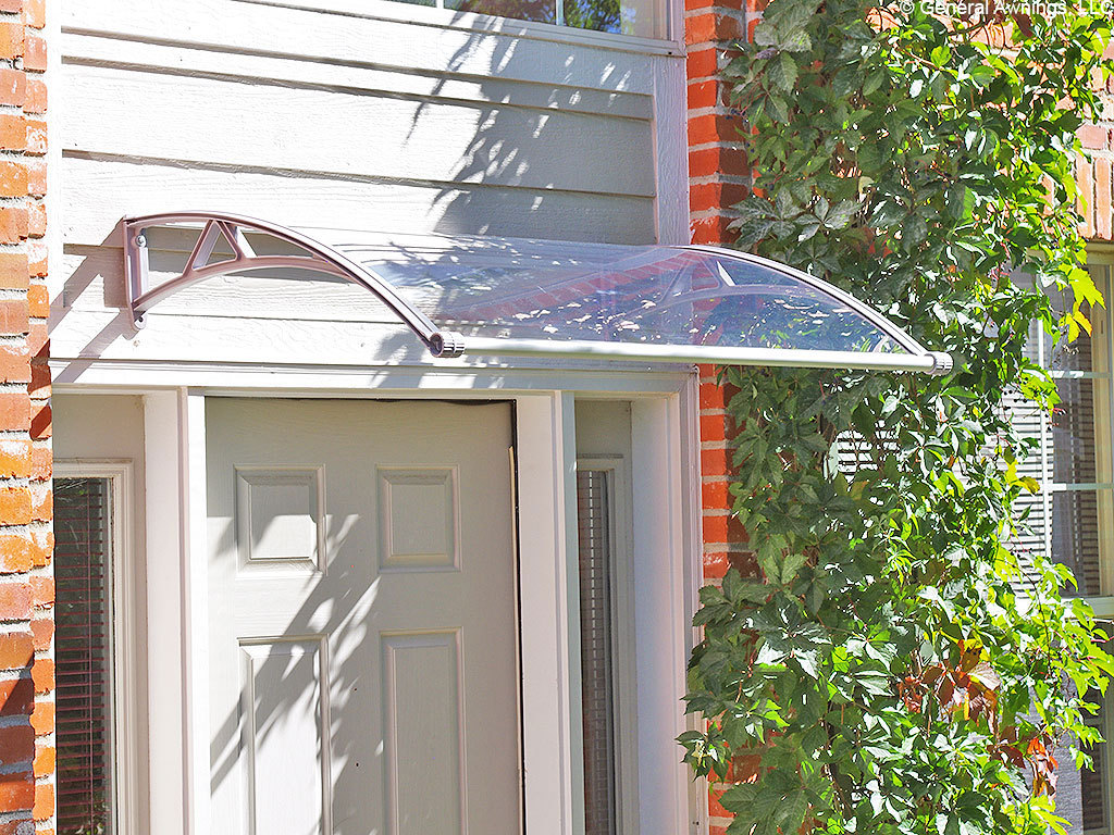 厂家直销带水槽款雨棚遮雨雨棚