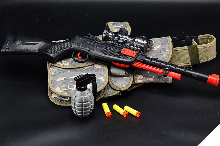 战雷系列宜佳达手动非电动连发水弹枪水弹软弹两用玩具枪一件代发