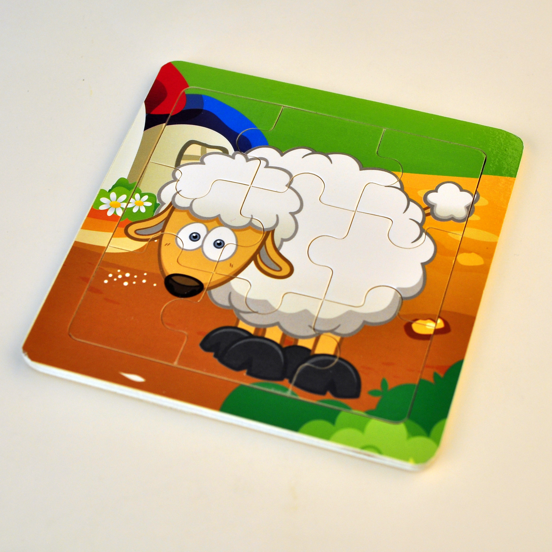 宝宝儿童幼儿早教益智卡通动物园拼图拼板 卡通造型 全脑发育