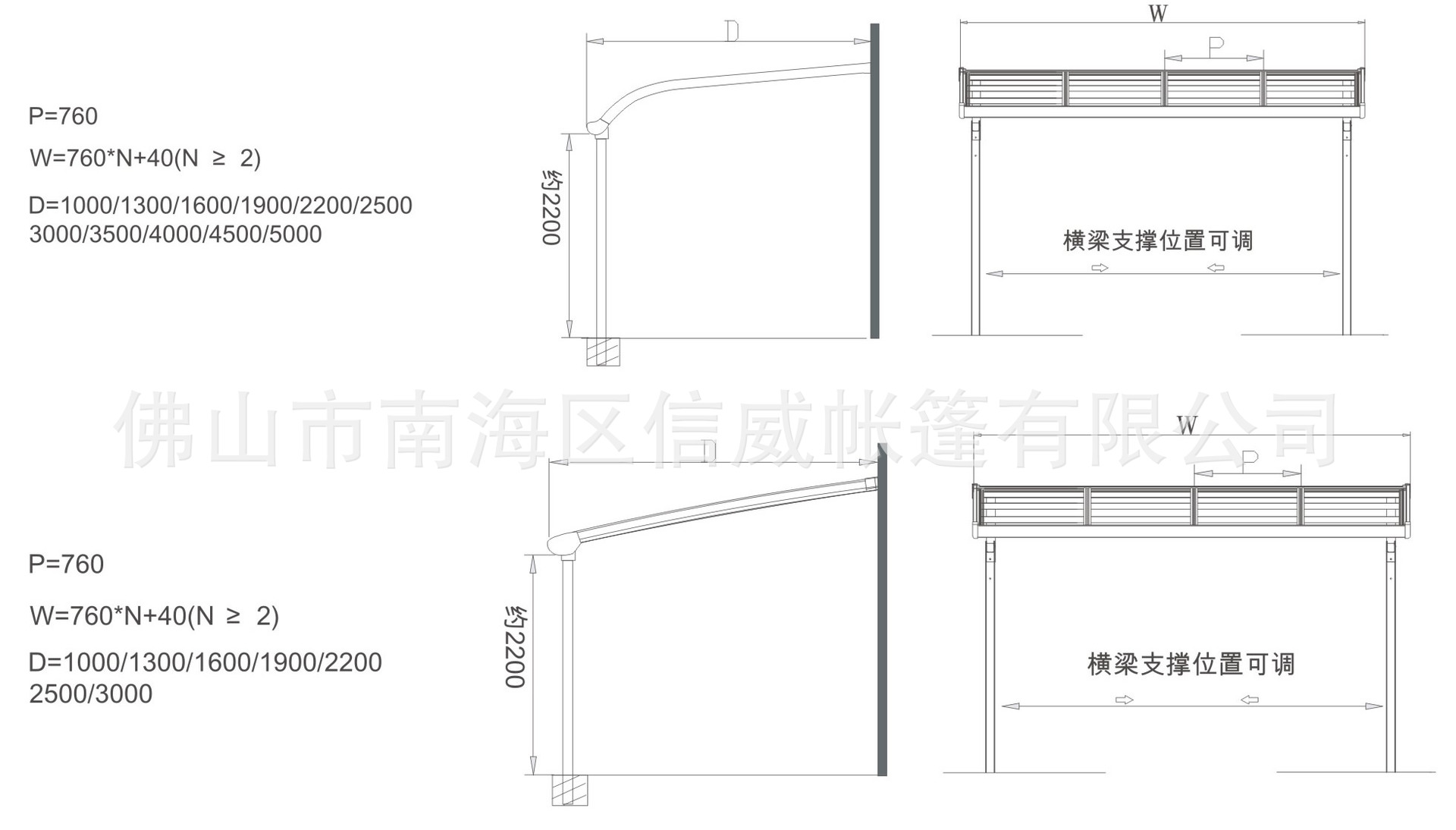 热销高档别墅阳台棚-窗台铝合金雨棚-耐力板遮阳雨棚-厂家直销