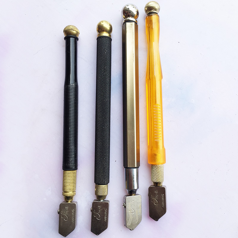 厂家供应优质手握式瓷砖切割刀玻璃划圆刀黑铁杆柄定制玻璃刀