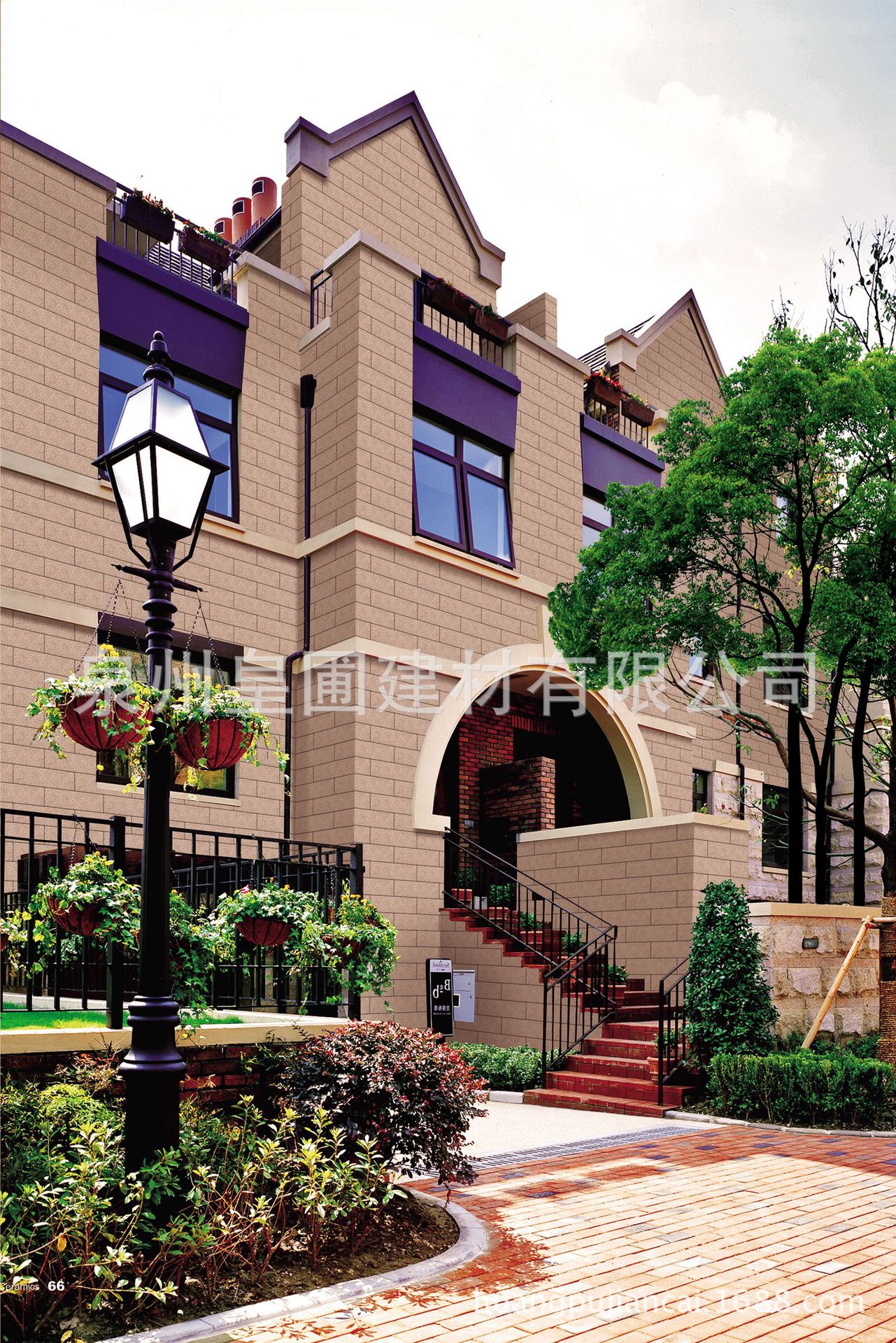 外墙砖小虎陶瓷3d喷墨外墙砖150500系列别墅外墙砖