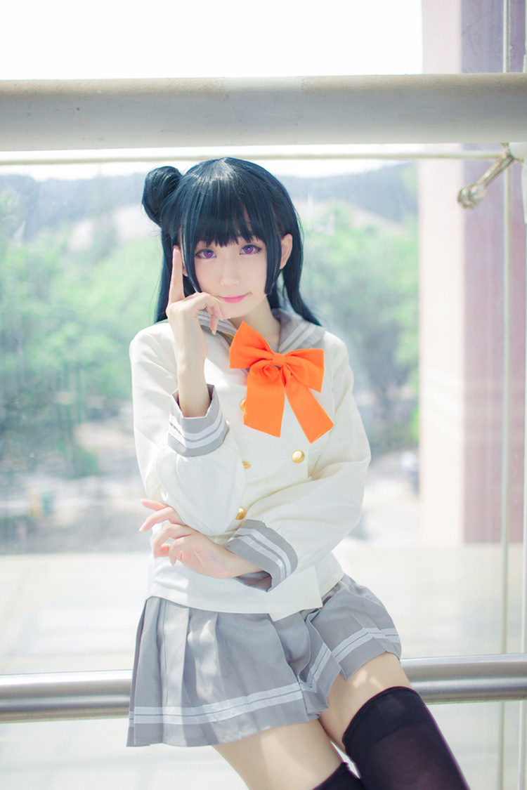 一件代发lovelive sunshine 秋季 水团长袖校服cosplay女装现货