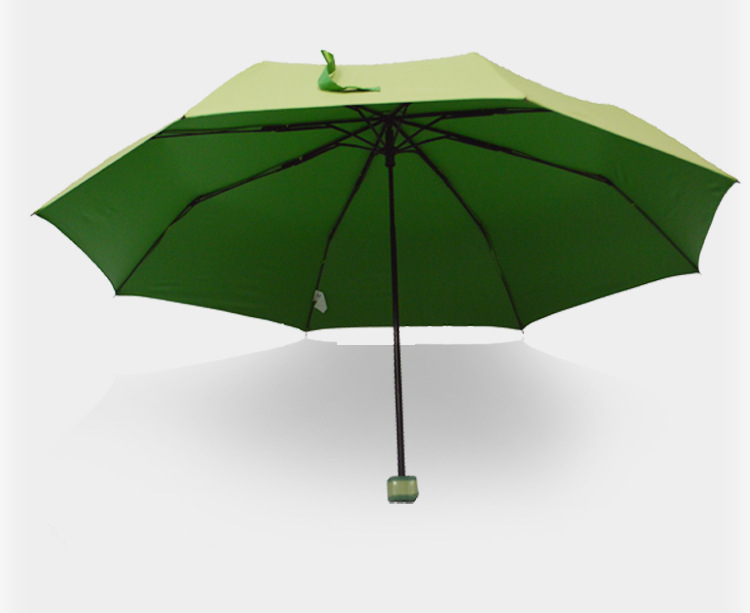 sprit新创意彩胶防紫外线太阳糖果色三折防晒遮阳晴雨伞厂